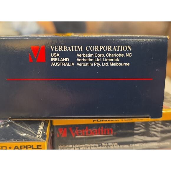 New Qty. 29 Vintage Verbatim 3.5” MF2HD Double Sided High Density Floppy Disks - Picture 9 of 10